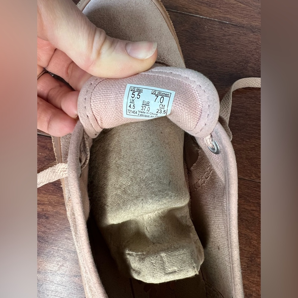 Vans authentic platform 2.0 suede outsole evening sand/muted clay skate shoe EUC - Picture 7 of 11